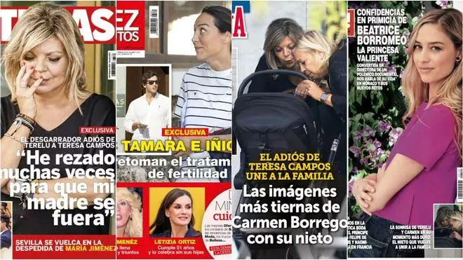 Todo sobre los famosos en las portadas del corazón de hoy, 13 de septiembre