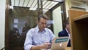 Opositor a Putin 8Alekséi Navalny, el pasado viernes en Moscú.