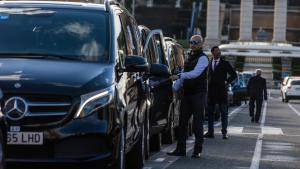 Coches VTC en Barcelona.