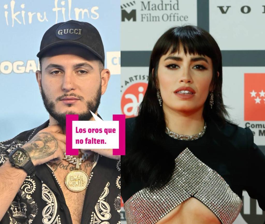 Omar Montes y Lali Espósito, fotomontaje