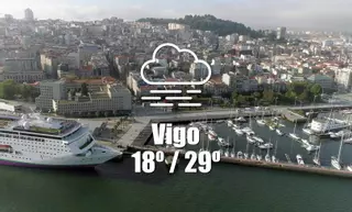El tiempo en Vigo: previsión meteorológica para hoy, viernes 8 de agosto
