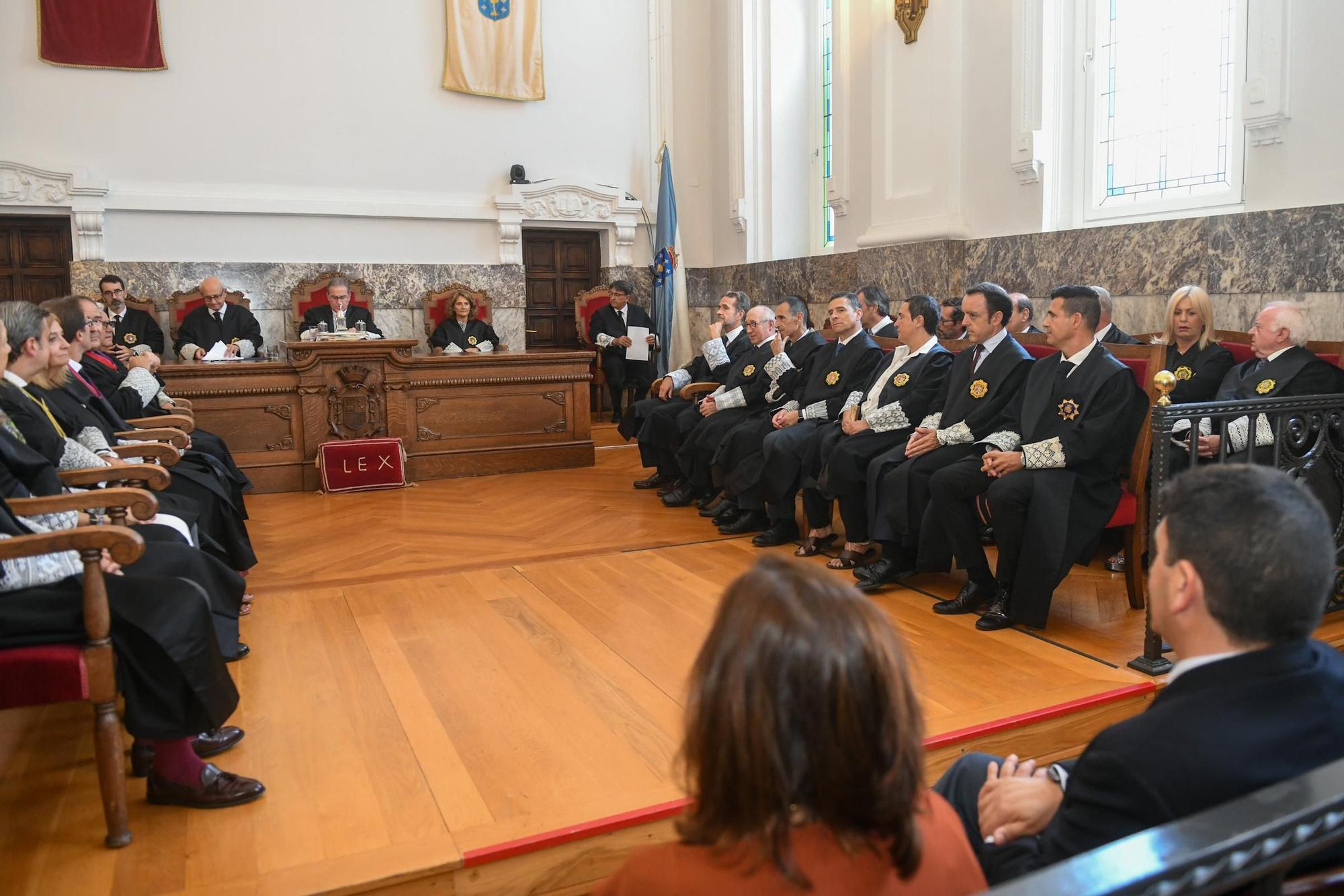 Acto oficial en A Coruña por la apertura del año judicial en Galicia