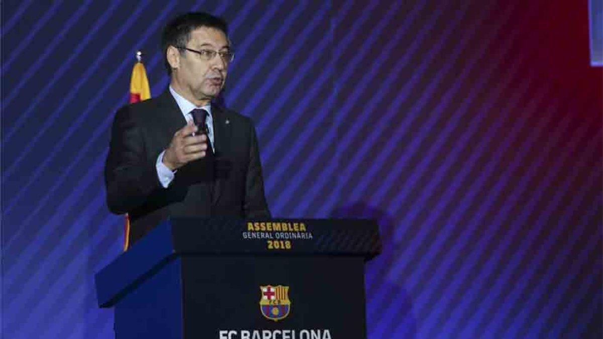 Bartomeu defendió a Valverde ante los socios