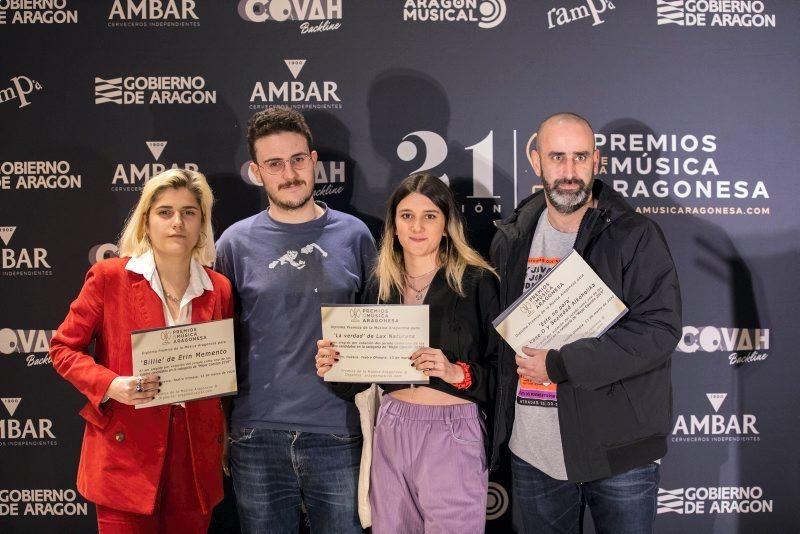 Presentación de los candidatos Premios Música Aragonesa