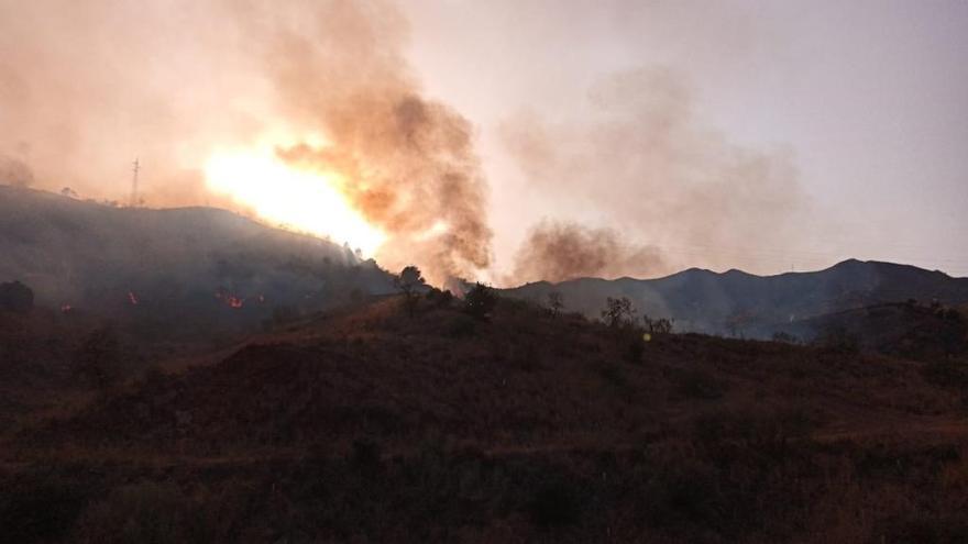 Una imagen del incendio de La Virreina.