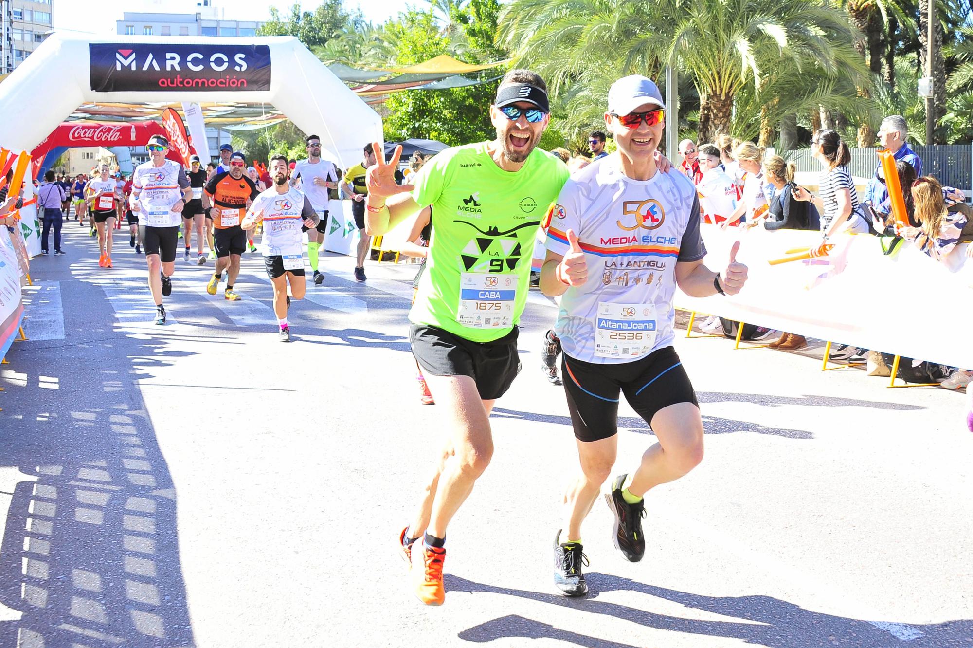 Un Medio Maratón de Elche marcado por el calor