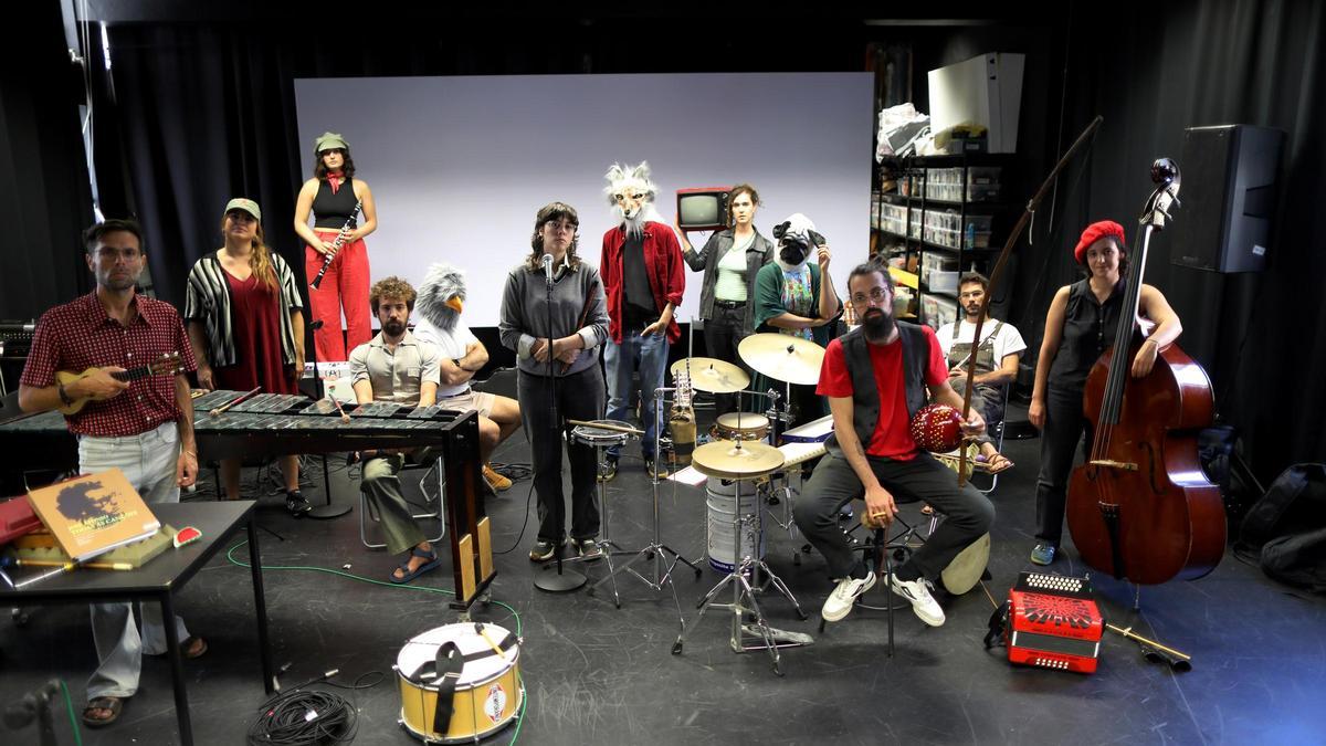 Artistas que participan en el homenaje a José Afonso.