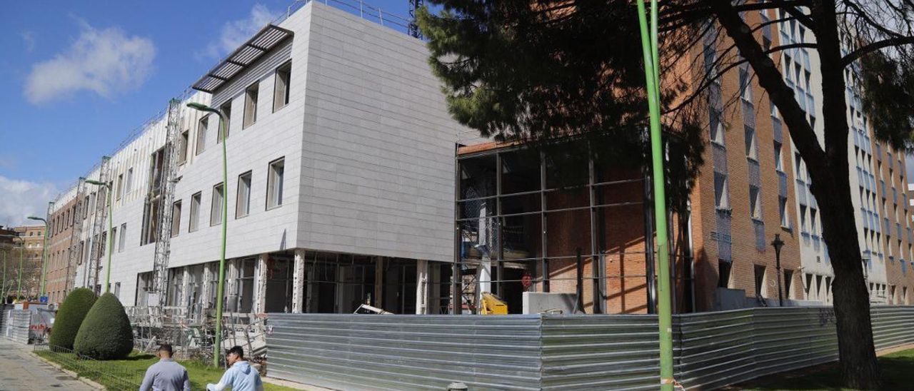 Obras en el edificio de los antiguos juzgados.
