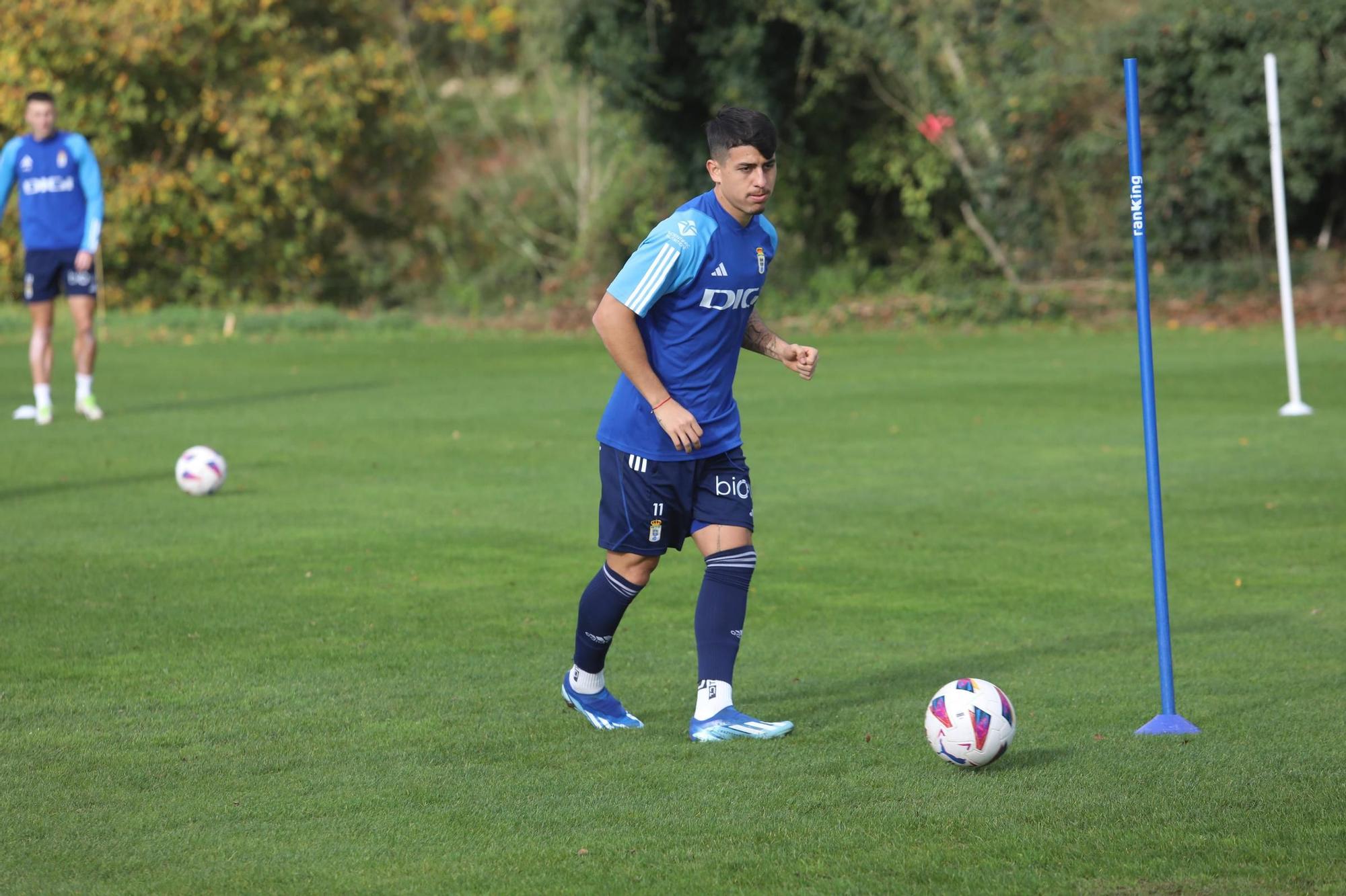 EN IMÁGENES: el entrenamiento del Oviedo