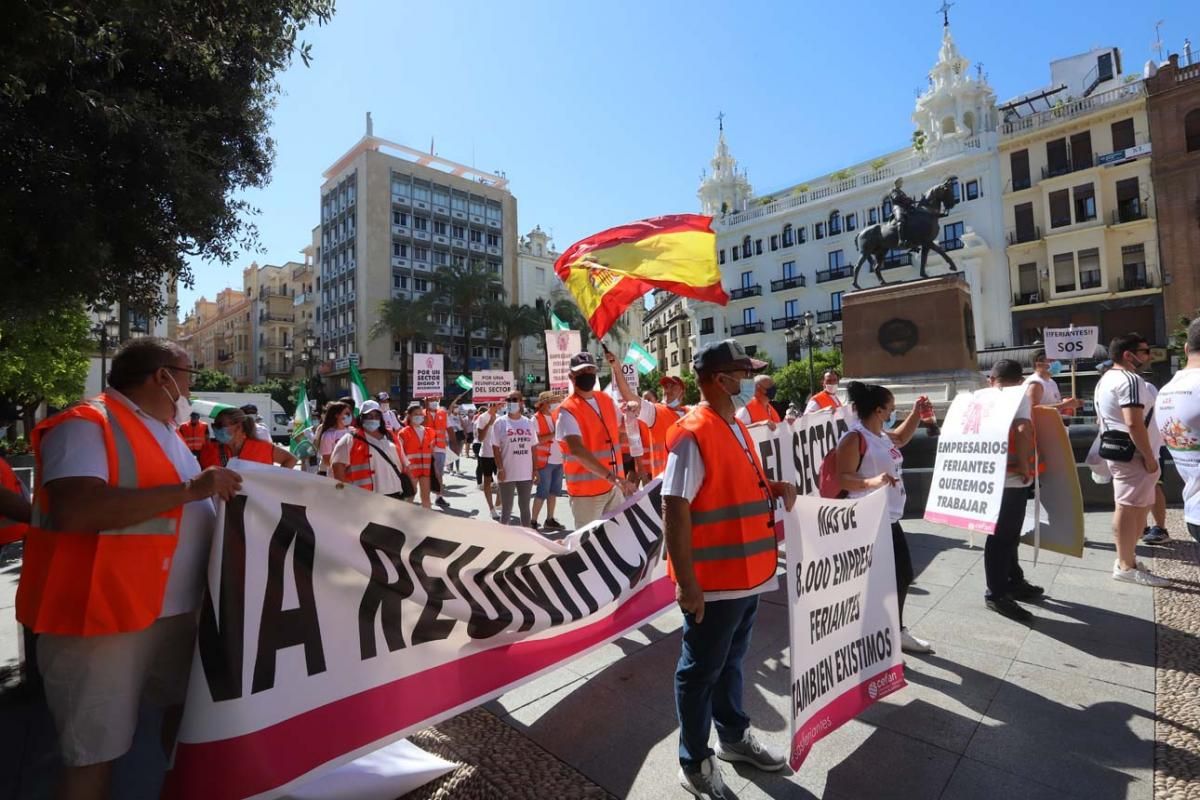 Los feriantes se sienten olvidados