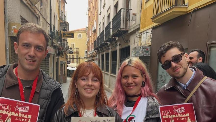 Las Juventudes Socialistas de Cáceres se posicionan contra la guerra y apelan a la memoria histórica