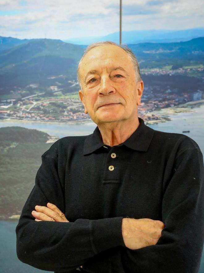 Durante su paso por FARO DE VIGO para la entrevista.