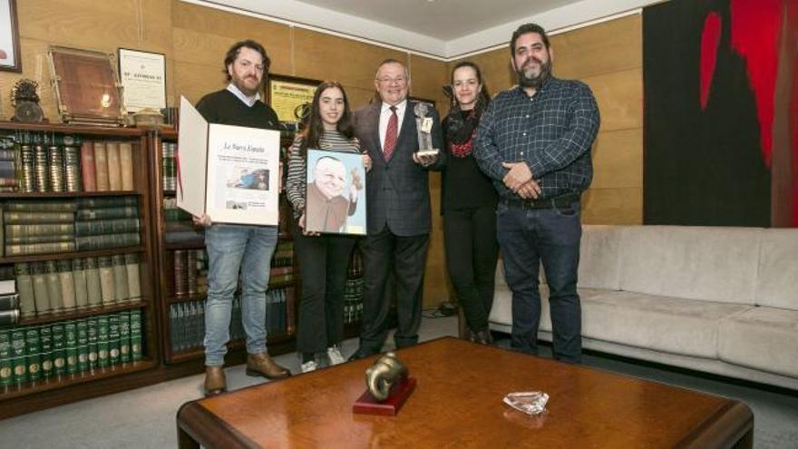 Benjamín Alba, "Asturiano del mes" por su labor empresarial y de promoción del Camino Primitivo