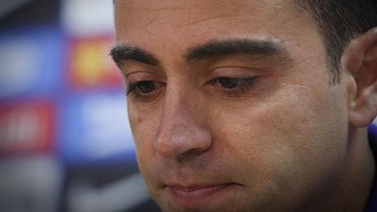 Xavi: "Siento que es el momento de marcharme"