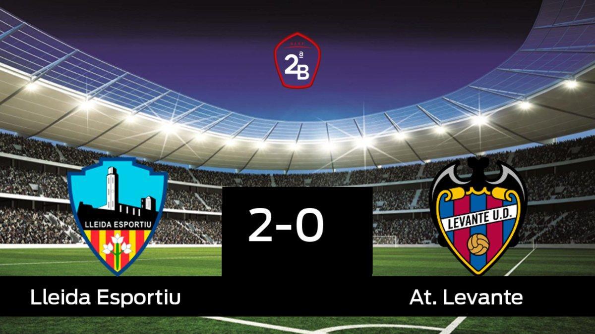 Los tres puntos se quedaron en casa: Lleida Esportiu 2-0 At. Levante