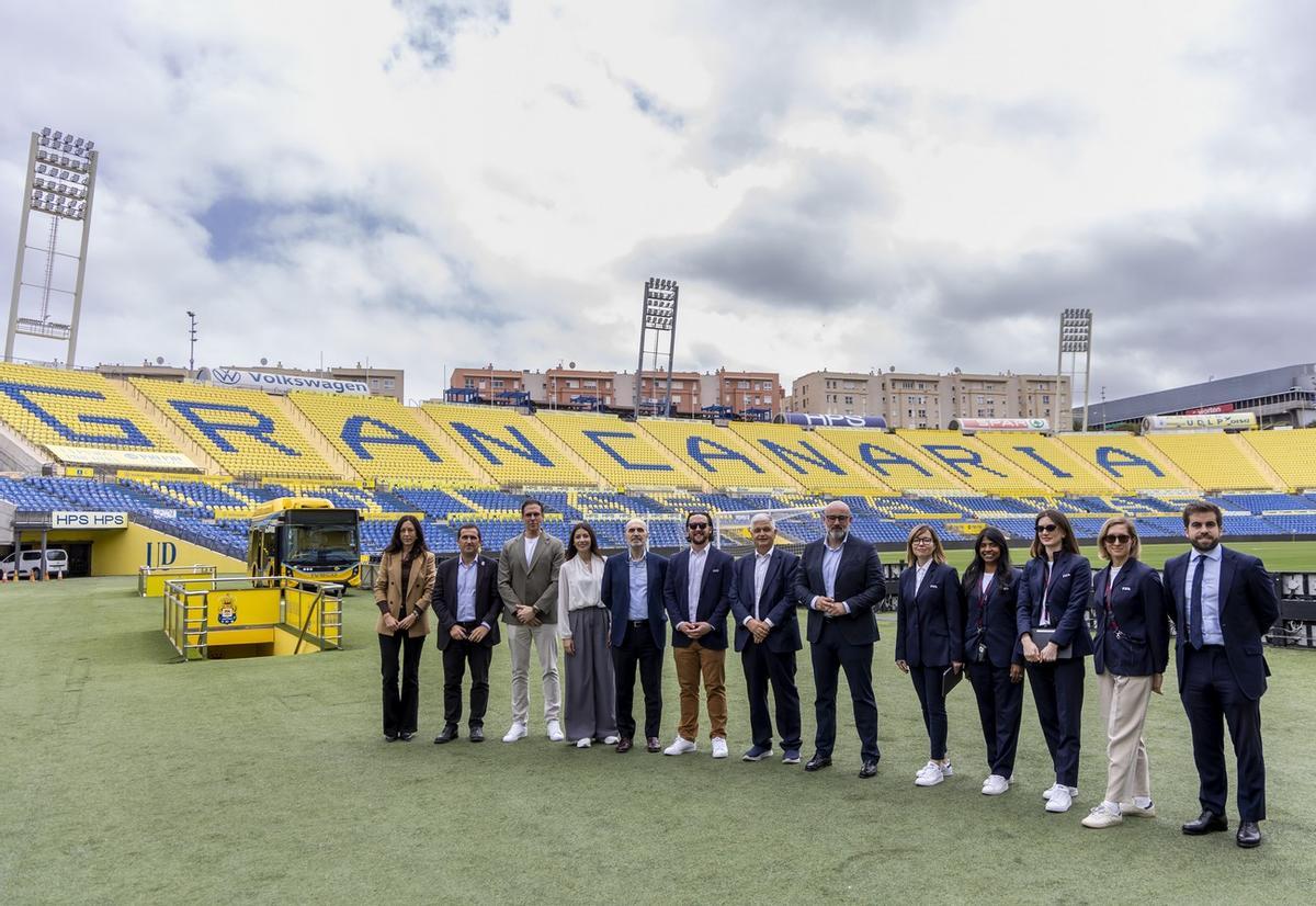 Así fue el día de los emisarios de la FIFA en Gran Canaria para observar los avances de cara al Mundial de 2030 Así fue el día de los emisarios de la FIFA en Gran Canaria para observar los avances de cara al Mundial de 2030