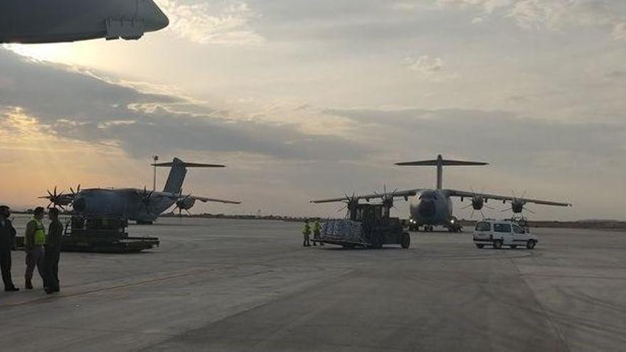 Despega de Zaragoza un avión del Ejército del Aire cargado de ayuda de emergencia para Líbano