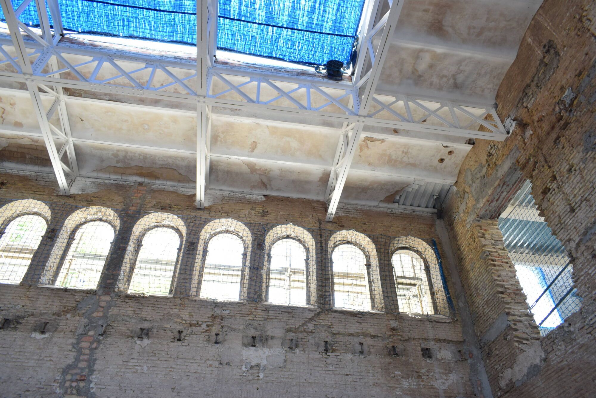 Estado de las obras de adecuación integral del Museo Arqueológico de Sevilla.