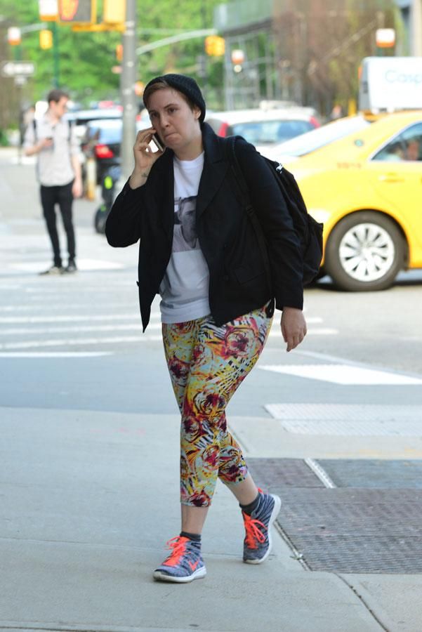Lena Dunham en Nueva York