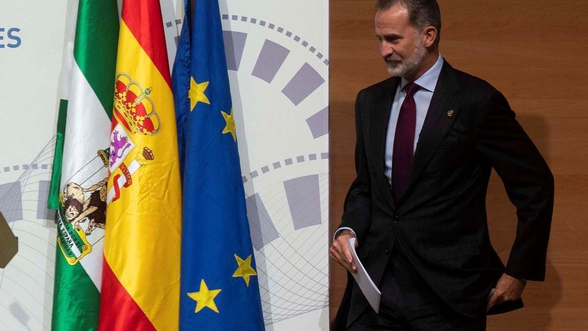 El Rey Felipe VI, en un reciente acto en Córdoba.