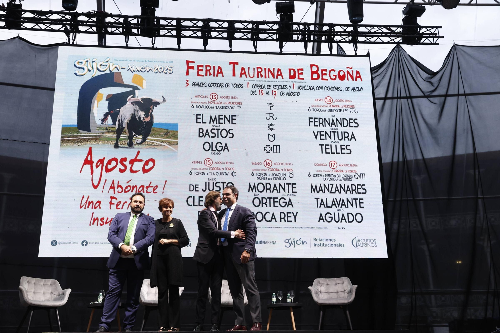 Así fue la presentación de la feria taurina de Gijón (en imágenes)
