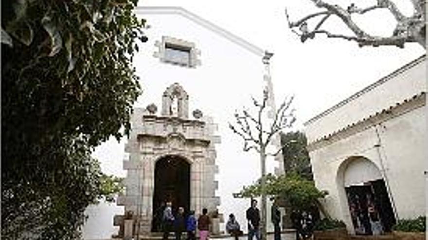 L&#039;ermita de Santa Cristina de Lloret de Mar té càmeres de seguretat.