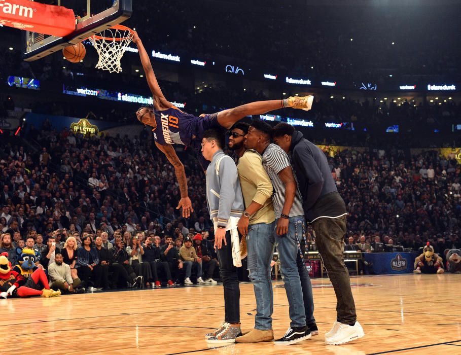 Las imágenes más espectaculares del concurso de mates del All Star de la NBA.