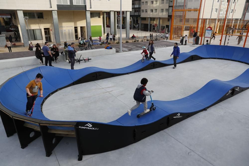 Así es el nuevo parque infantil de Navia, en Vigo