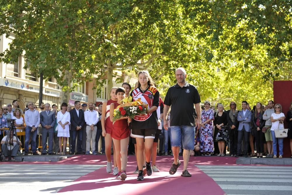 Ofrena de la Diada 2017 a Manresa