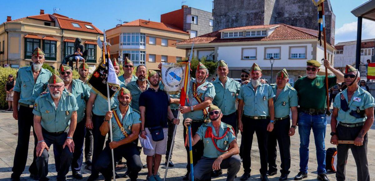 Veteranos legionarios de Galicia se reencuentran con Vilanova como sede