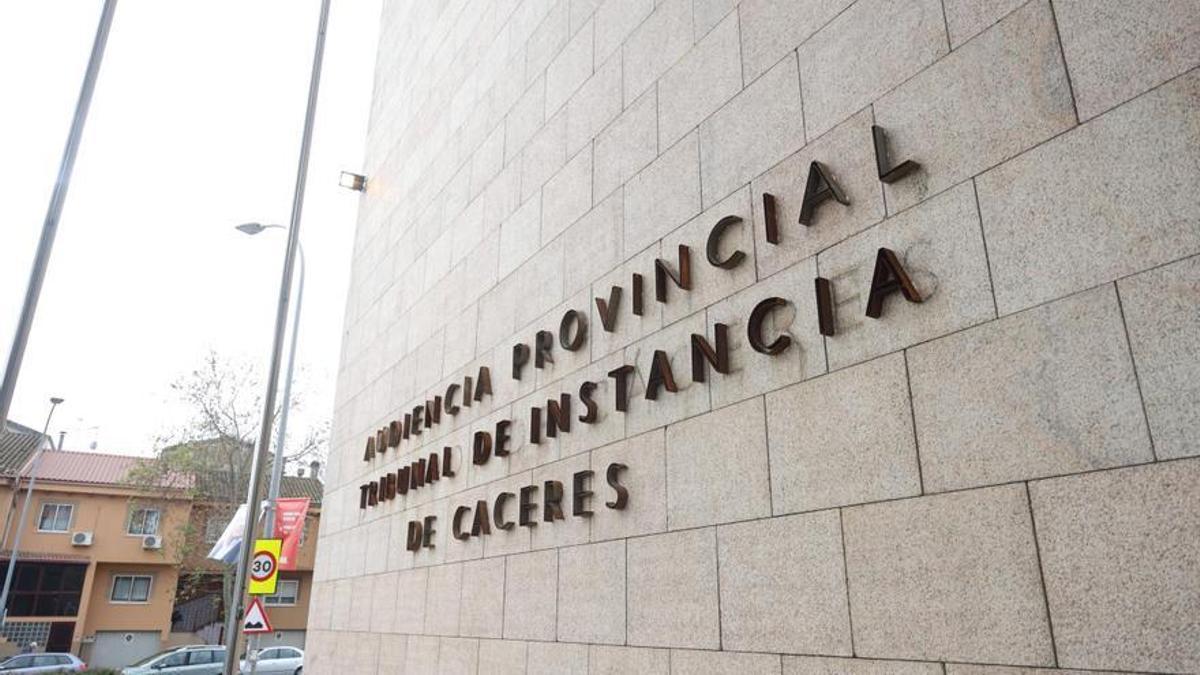 Audiencia de Cáceres.