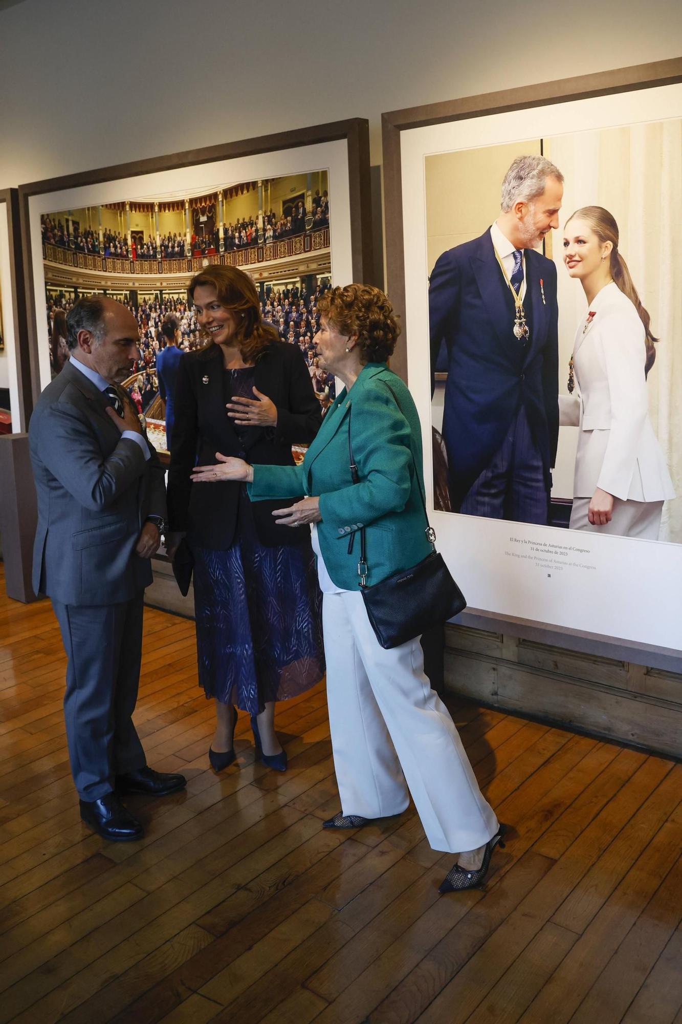 Inauguración de la exposición "Felipe VI. Una década de la historia de la Corona de España"