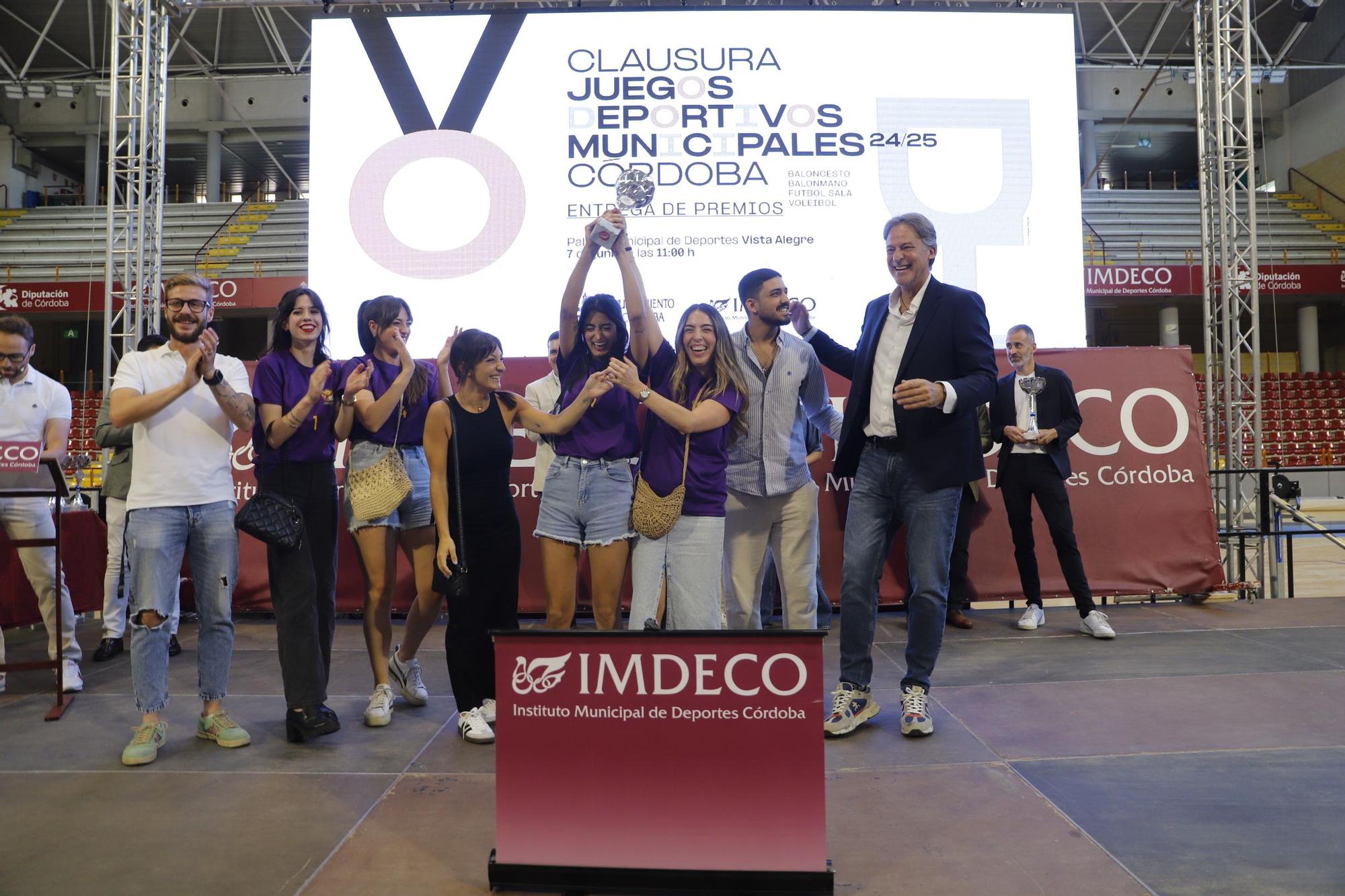 La entrega de premios de los Juegos Municipales en imágenes