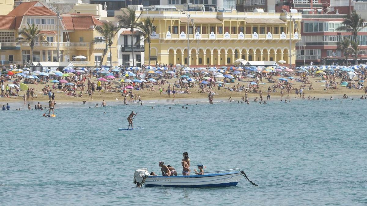 Calor en Las Canteras