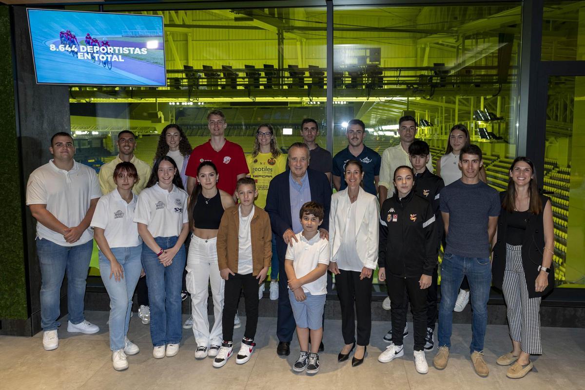 Imagen durante la presentación del acto.