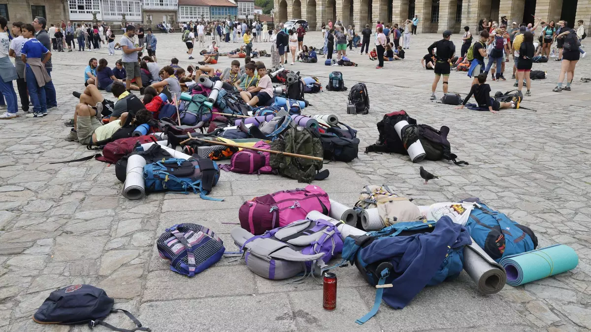 El bum del Apóstol: 9.000 peregrinos en Santiago en solo tres días