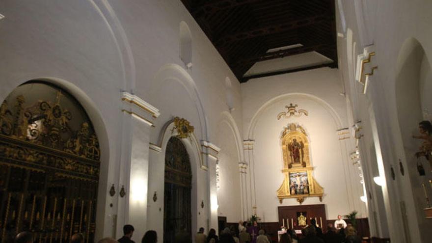 Interior de la iglesia de San Pedro, en El Perchel, tras la reforma realizada.