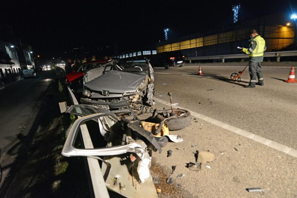 Accidente en el Corredor del Nalón