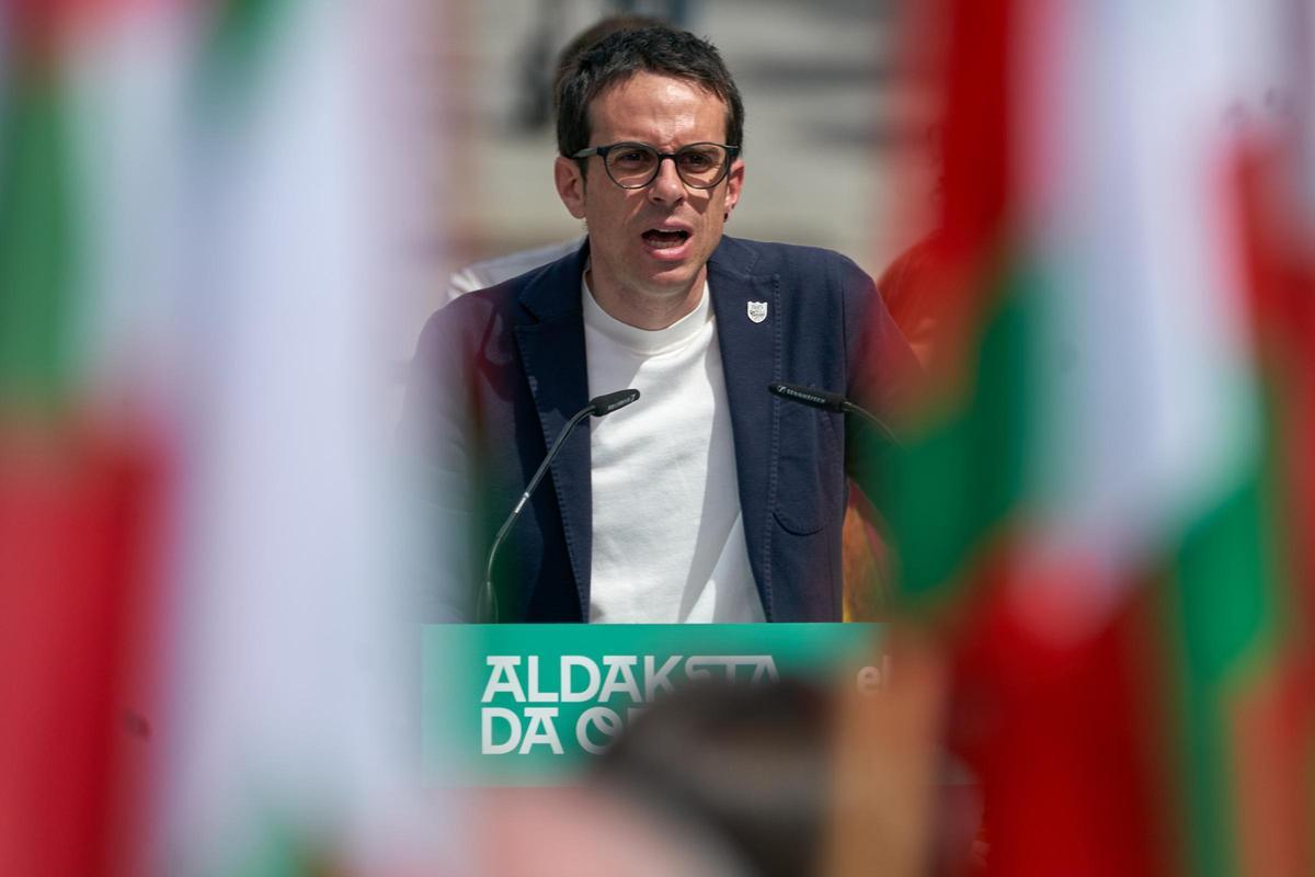 El candidato de EH Bildu a Lehendakari Pello Otxandiano.