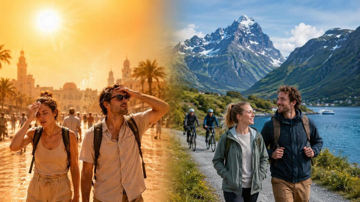 Las vacaciones en destinos con temperaturas más suaves son una tendencia creciente.