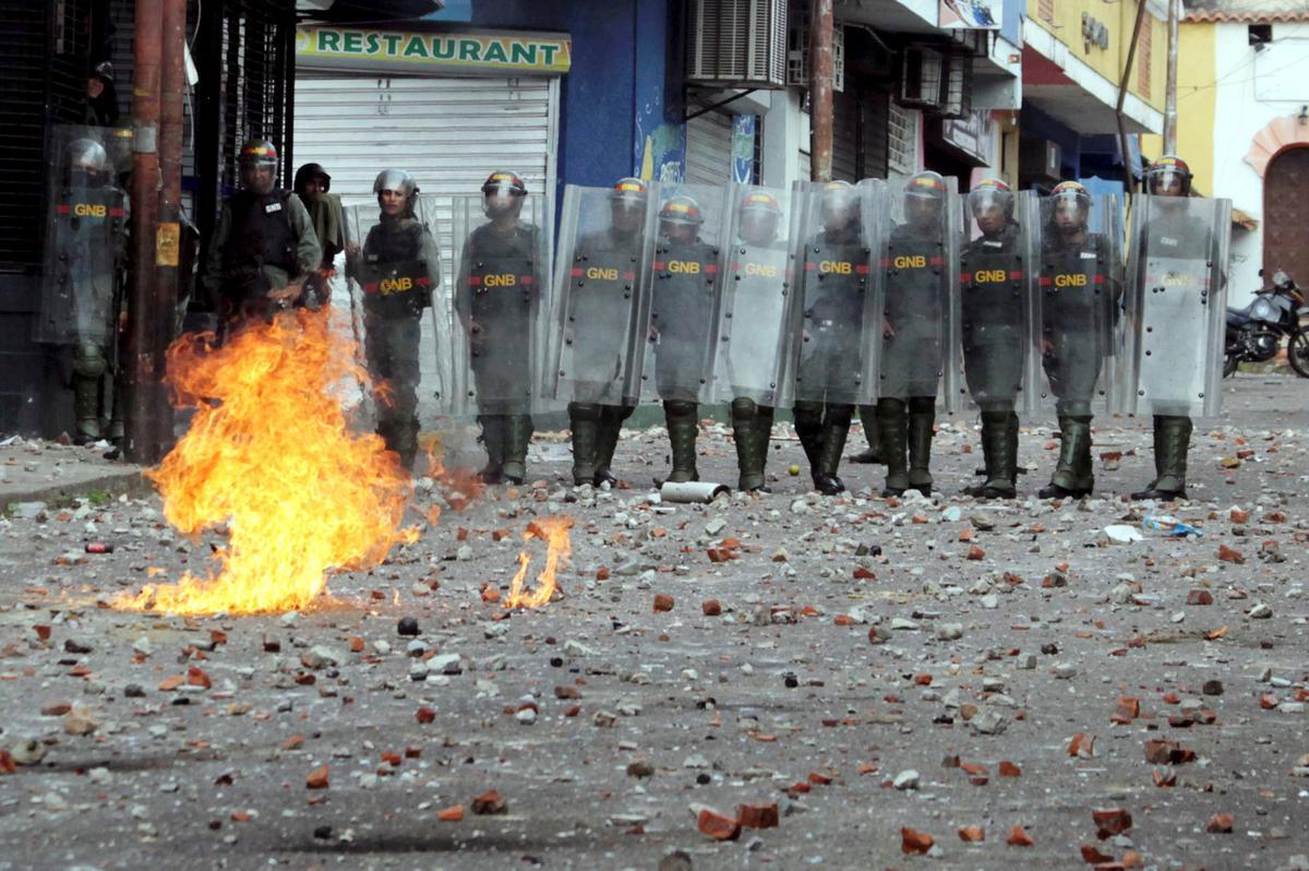 Protestas en 2019 contra el Gobierno de Nicolás Maduro