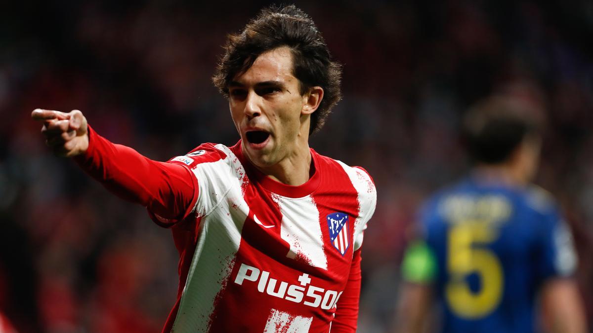 Joao Félix celebrando su gol