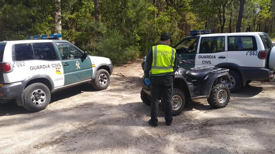 Pillado tras embestir una furgoneta con el quad y darse a la fuga en Vincios