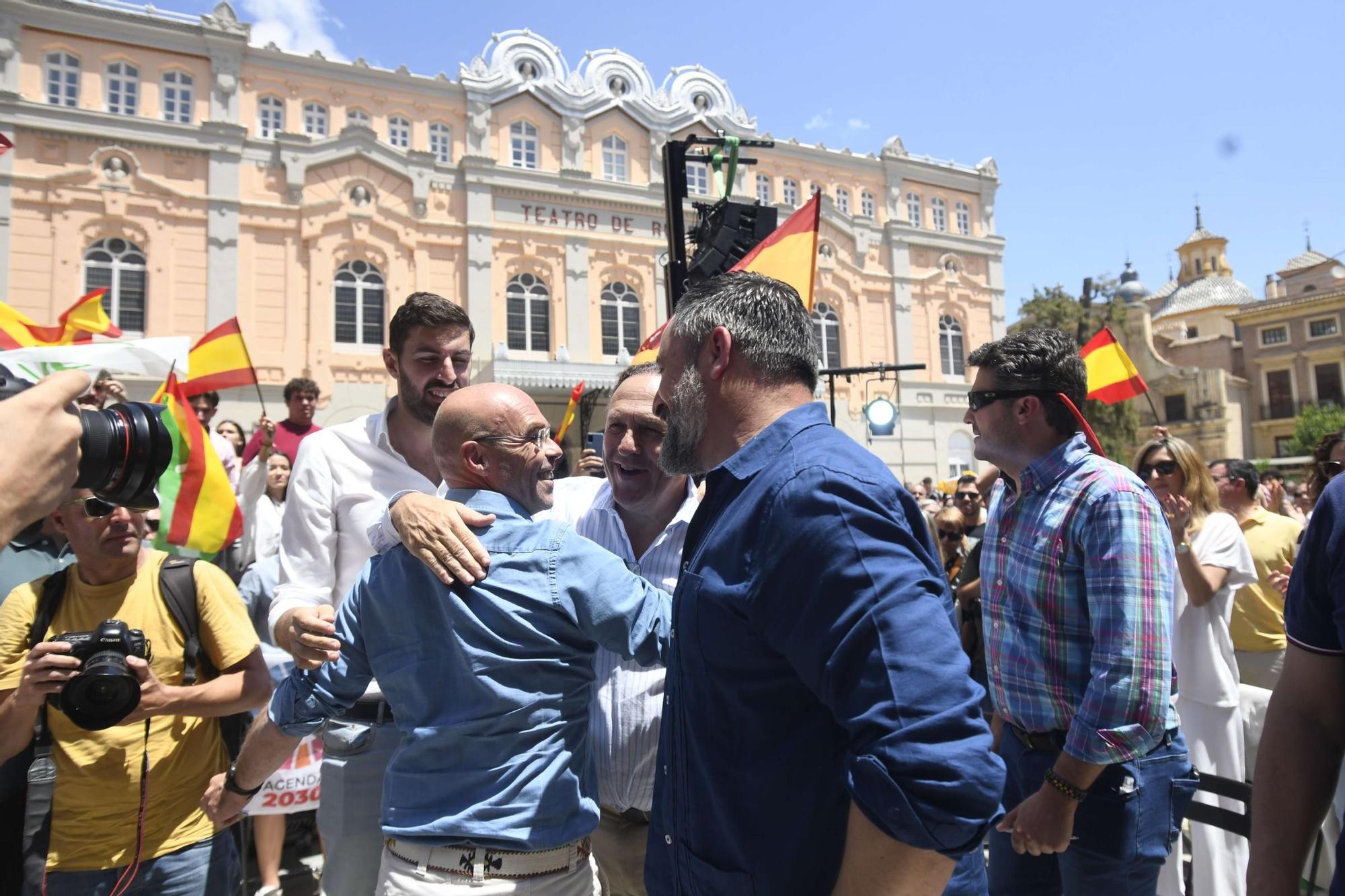 Acto de Santiago Abascal y Jorge Buxadé en Murcia