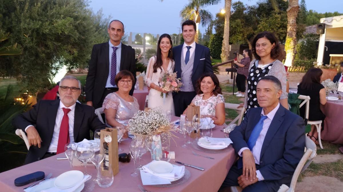 Irene y Jorge se casaron en Murcia pese a solo poder invitar a 30 personas.