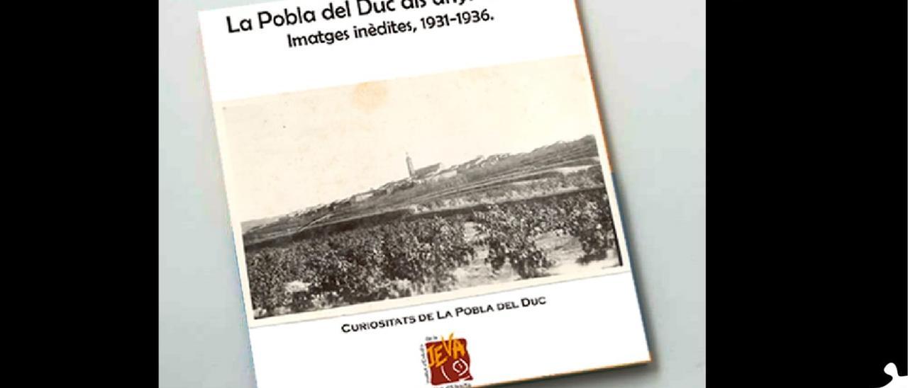 Presentan un libro de imágenes de la Pobla del Duc durante los años 30