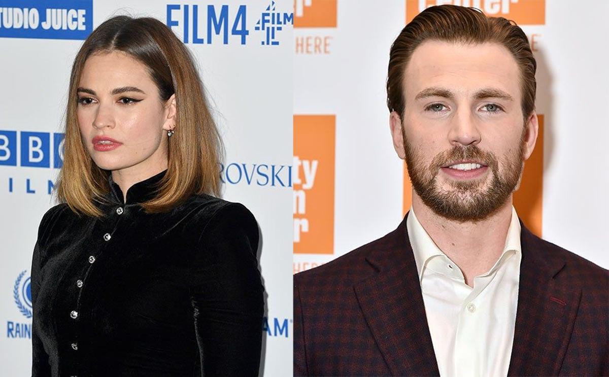 Lily James y Chris Evans, ¿nueva pareja del verano?