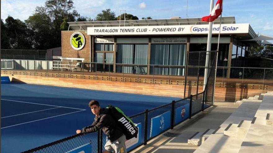 Alberto Colás gana su primer partido en el torneo Traralgon de Australia