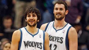 La millor assistència de la nit, a càrrec de Ricky Rubio.