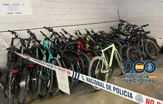 Detenido tras recuperar más de 30 bicicletas robadas en Marbella
